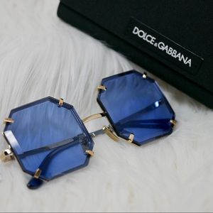 Authentic Dolce&Gabbana blue sunglasses